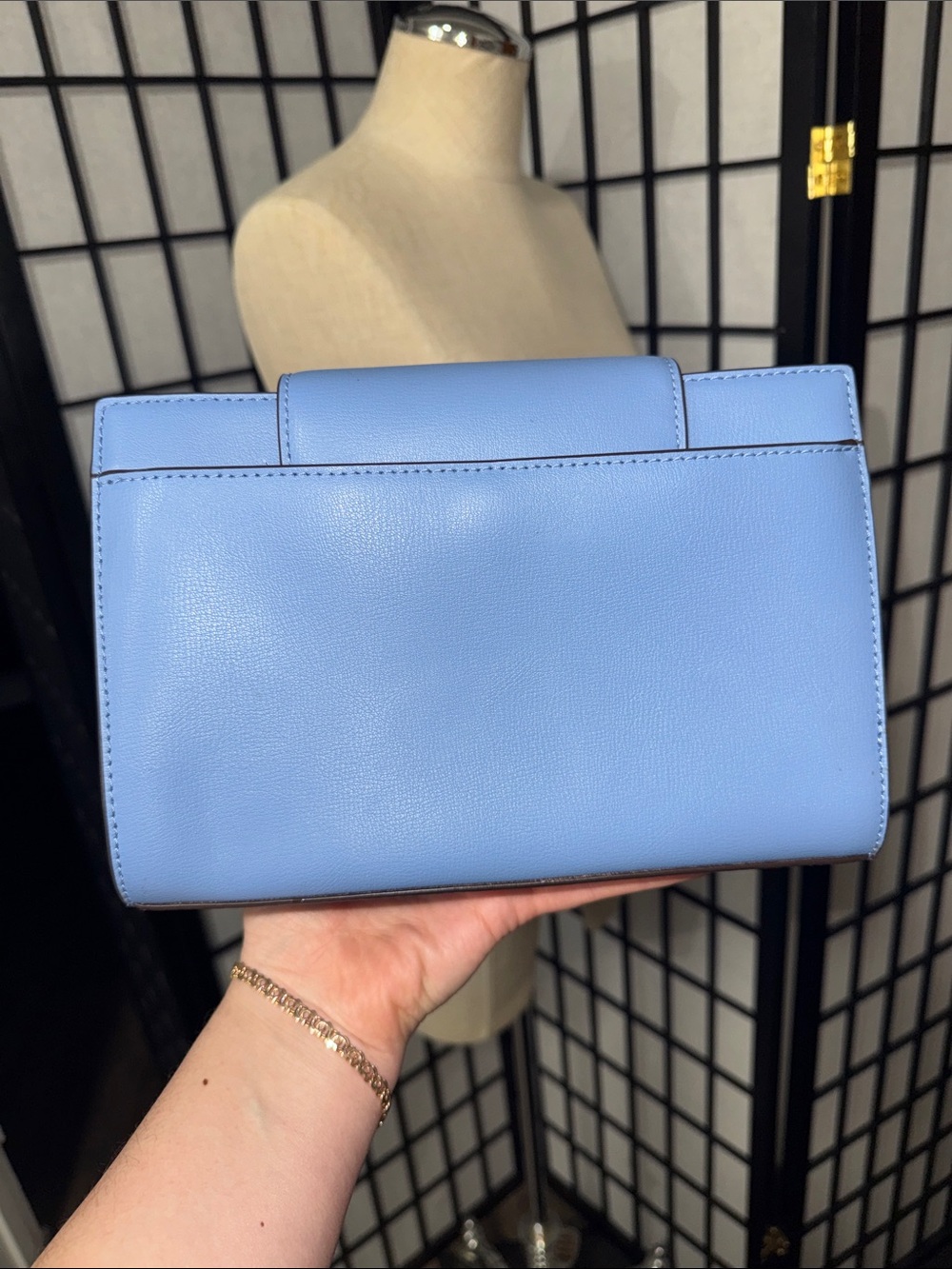 MICHAEL KORS MOTT clutch crossbody FRENCH BLUE - Picture 4 of 12